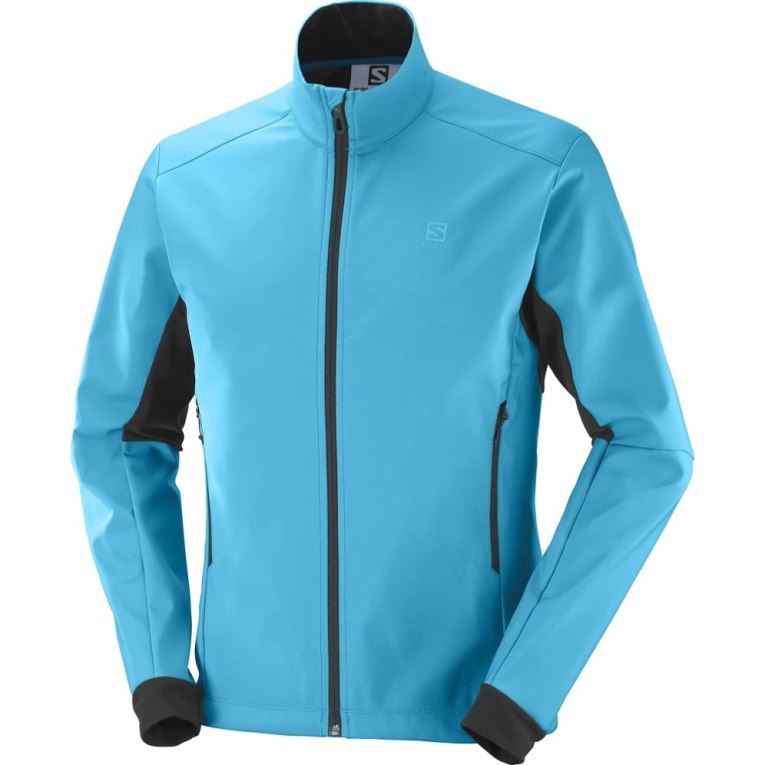 Chaquetas Shell Salomon Agile Hombre Turquesa | MX OXKB247